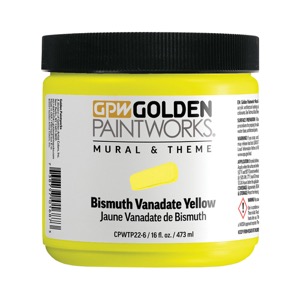 Golden Paintworks Mural & Theme Paint 16oz Bismuth Vanadate Yellow