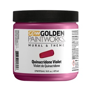 Golden Paintworks Mural & Theme Paint 16oz Quinacridone Violet