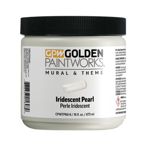 Golden Paintworks Mural & Theme Paint 16 oz Iridescent Pearl