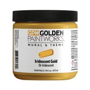 Golden Paintworks Mural & Theme Paint 16 oz Iridescent Gold