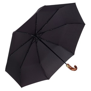 Galleria Auto Open & Close Folding Umbrella Black