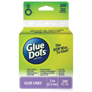 GLUE DOTS 1" GLUE LINES