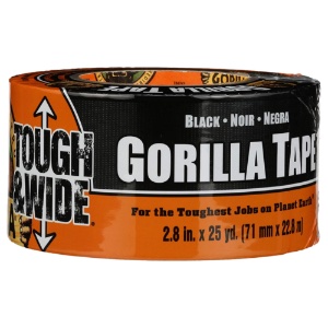 Gorilla Tape 2.88"x25yd Black