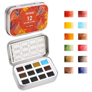 Grabie Watercolor Pocket 12 Set Autumn