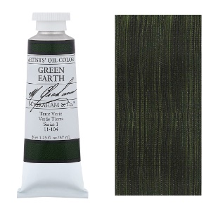 M. Graham Artists' Oil Color 37ml Green Earth