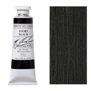 M. Graham Artists' Oil Color 37ml Ivory Black