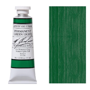 M. Graham Artists' Oil Color 37ml Permanent Green Light