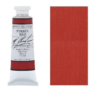 M. Graham Artists' Oil Color 37ml Pyrrol Red