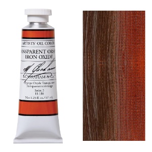 M. Graham Artists' Oil Color 37ml Transparent Orange Iron Oxide