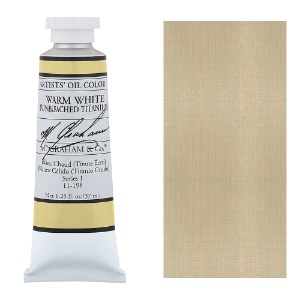 M. Graham Artists' Oil Color 37ml Warm White (Unbleached Titanium)