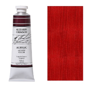 Graham Acrylic Color 2oz - Alizarin Crimson