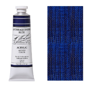 Graham Acrylic Color 2oz - Anthraquinone Blue