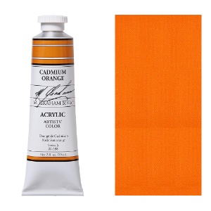 Graham Acrylic Color 2oz - Cadmium Orange