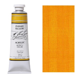 Graham Acrylic Color 2oz - Indian Yellow