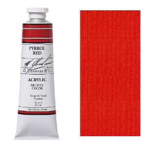 M. Graham Acrylic Artists' Color 59ml Pyrrol Red