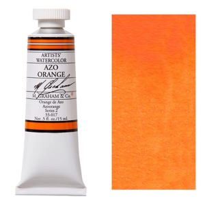M. Graham Artists' Watercolor 15ml Azo Orange