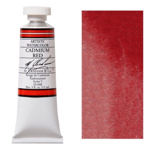 M. Graham Artists' Watercolor 15ml Cadmium Red