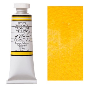 M. Graham Artists' Watercolor 15ml Cadmium Yellow