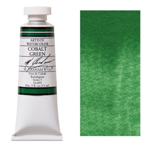 M. Graham Artists' Watercolor 15ml Cobalt Green