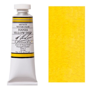 M. Graham Artists' Watercolor 15ml Hansa Yellow Deep