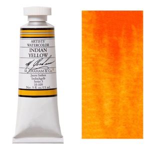 M. Graham Artists' Watercolor 15ml Indian Yellow