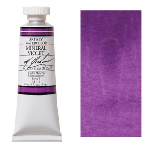 M. Graham Artists' Watercolor 15ml Mineral Violet