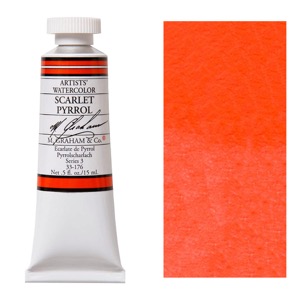 M. Graham Artists' Watercolor 15ml Scarlet Pyrrol