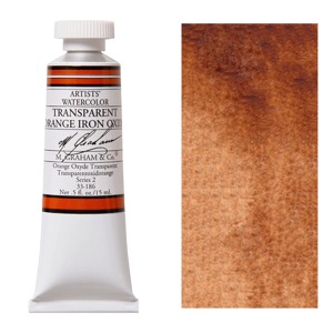 M. Graham Artists' Watercolor 15ml Transparent Orange Iron Oxide
