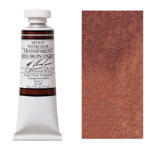 M. Graham Artists' Watercolor 15ml Transparent Red Iron Oxide