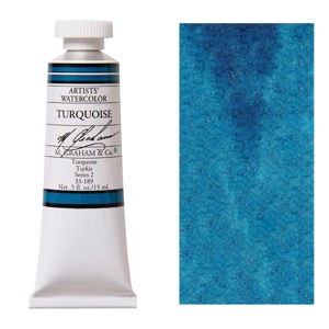 M. Graham Artists' Watercolor 15ml Turquoise