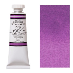 M. Graham Artists' Watercolor 15ml Ultramarine Pink