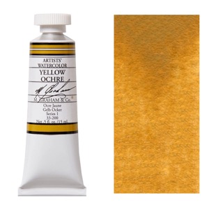 M. Graham Artists' Watercolor 15ml Yellow Ochre