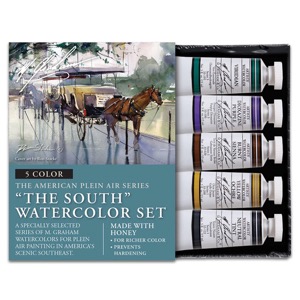 M. Graham Artists' Watercolor 5 x 15ml Set The South