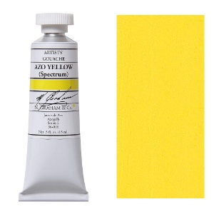 M. Graham Artists' Gouache 15ml Azo Yellow (Spectrum)