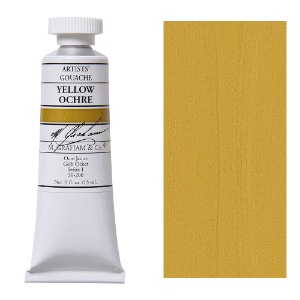 M. Graham Artists' Gouache 15ml Yellow Ochre