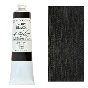 Graham Artists' Oil Color 150ml - Ivory Black
