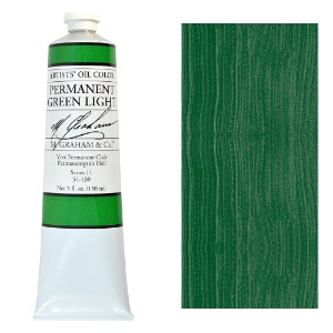 Graham Artists' Oil Color 150ml - Permanent Green Light
