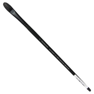 Grumbacher Black Diamond Black Bristle Brush Series 1274 Filbert #8