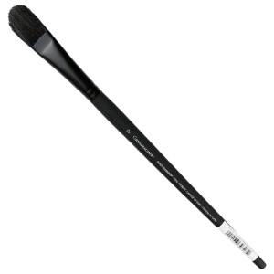 Grumbacher Black Diamond Black Bristle Brush Series 1274 Filbert #12