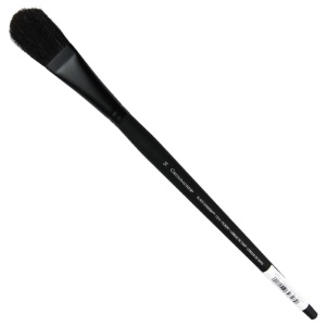 Grumbacher Black Diamond Black Bristle Brush Series 1274 Filbert #14