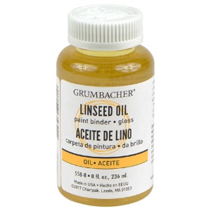 Artists Oil Medium Purified Linseed Oil 8 oz.