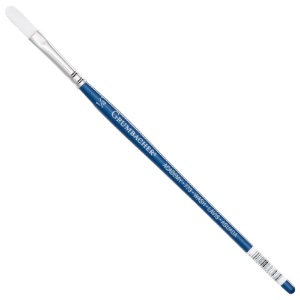 Grumbacher Academy White Bristle Brush Series 773 Oval Wash 1/4"