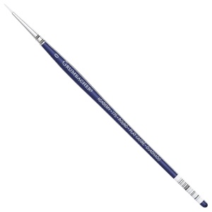 Grumbacher Academy White Bristle Brush Series 775 Round #0