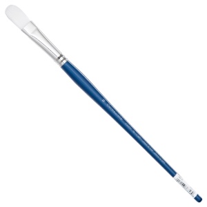 Grumbacher Academy White Bristle Brush Series 782 Filbert #10