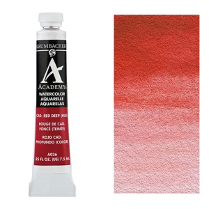 Academy Watercolor 7.5ml - Cadmium Red Deep