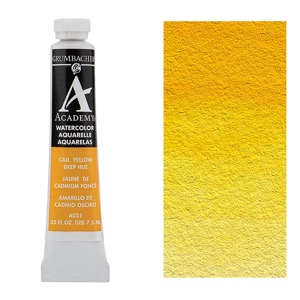 Academy Watercolor 7.5ml - Cadmium Yellow Deep