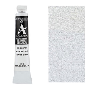 Academy Watercolor 7.5ml - Chinese White