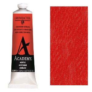 Grumbacher Academy Acrylic 150ml Cadmium Red Medium Hue