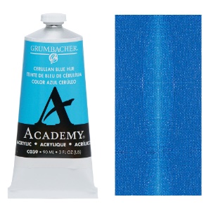 Grumbacher Academy Acrylic 90ml Cerulean Blue Hue