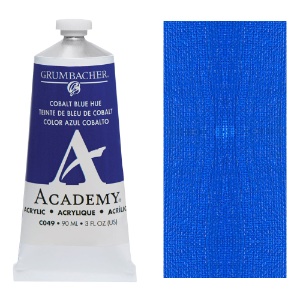 Grumbacher Academy Acrylic 90ml Cobalt Blue Hue